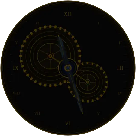 Aurum Skeleton watch face, alternative preview 2