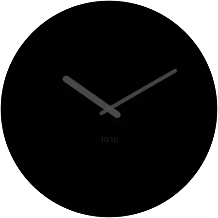 Bare Bones watch face, alternative preview 2
