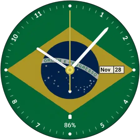 Brazil watch face preview