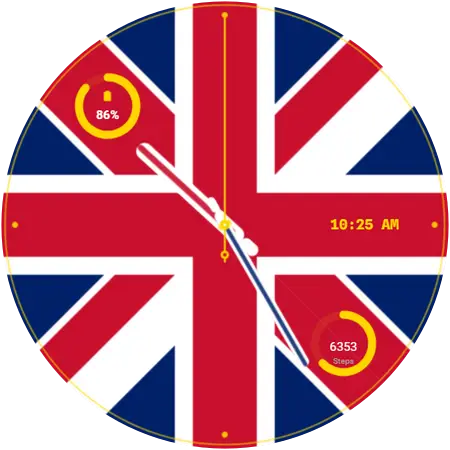 British watch face preview