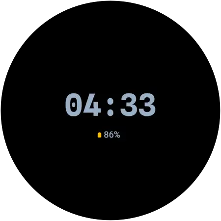 Cyber-Steel watch face, alternative preview 2