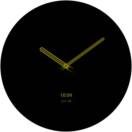 Dark Volt watch face, alternative preview 2