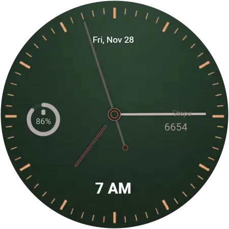 Forest Edge watch face preview