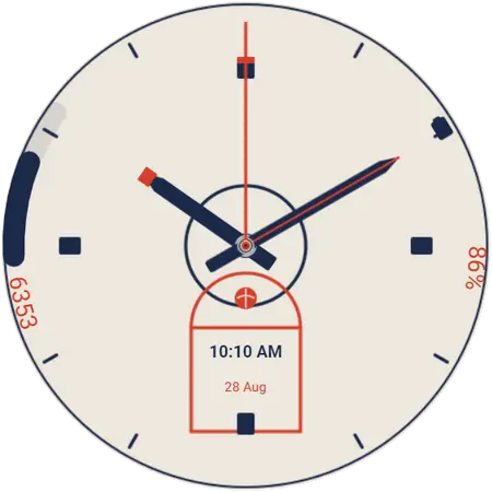 Full Court watch face preview