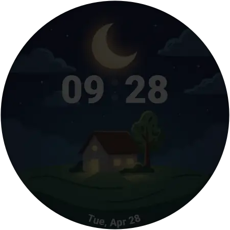 Horizon Haven watch face, alternative preview 3