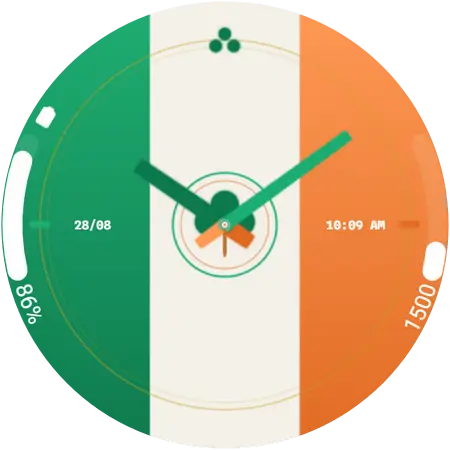 Ireland Flag 🇮🇪 watch face preview