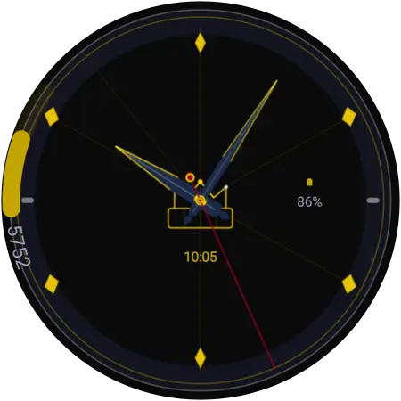 Obsidian Crown watch face preview