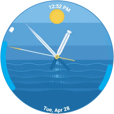 Ocean Horizon 2 watch face, alternative preview 2