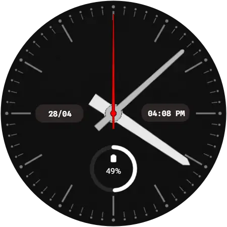 Pure Axis watch face preview