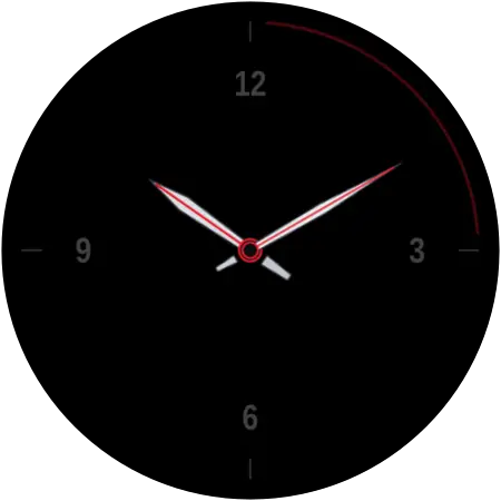 Redline watch face, alternative preview 3