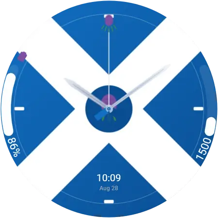 Scotland Flag watch face preview