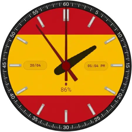 Spain watch face preview
