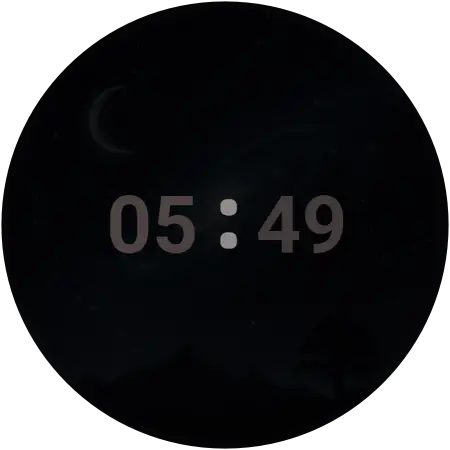 The Galaxy watch face, alternative preview 2