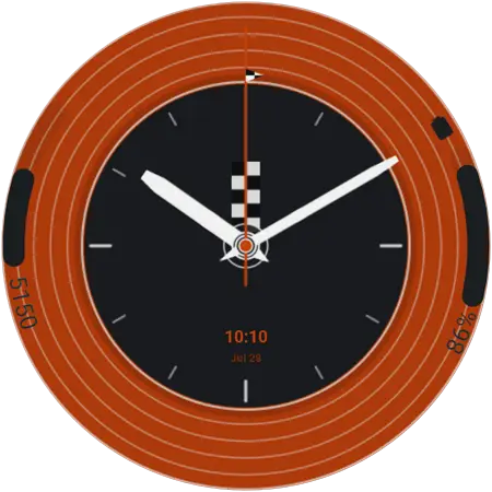 Track Lane watch face preview