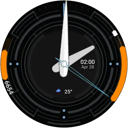 Void Pulse watch face preview