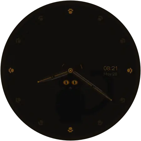 Whiskers watch face, alternative preview 3