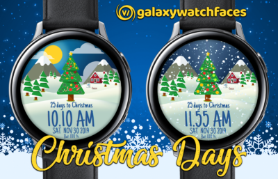 Christmas animated watch face | Christmas Days
